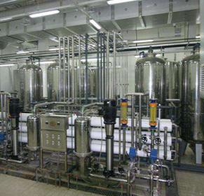 Filtrazione di acqua ultrapura/deionizzata