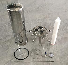 Come sterilizzare a vapore l'elemento filtrante pieghettato?