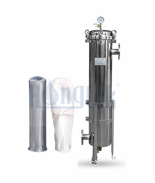 Custodia per sacchetto filtro in acciaio inossidabile serie SFH - Tipo ad ingresso laterale